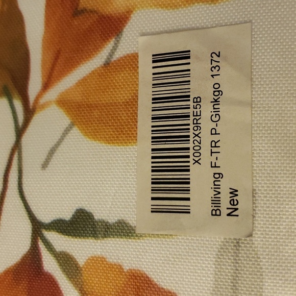 Billiving Dining Table Runner 13 × 72 With Fall Leaves and Ginko 2 Piece Set - Picture 3 of 4